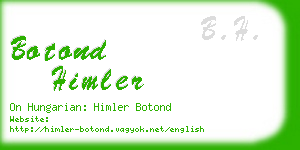 botond himler business card